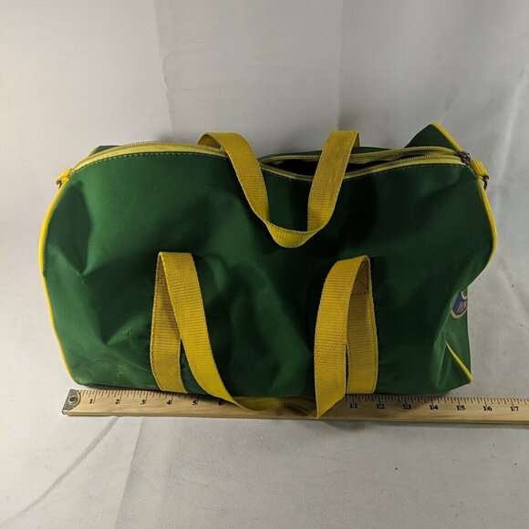 RARE Wimbledon 100th Championships 100 Years 1977 Vintage Green Gym Duffle Bag - Picture 12 of 16